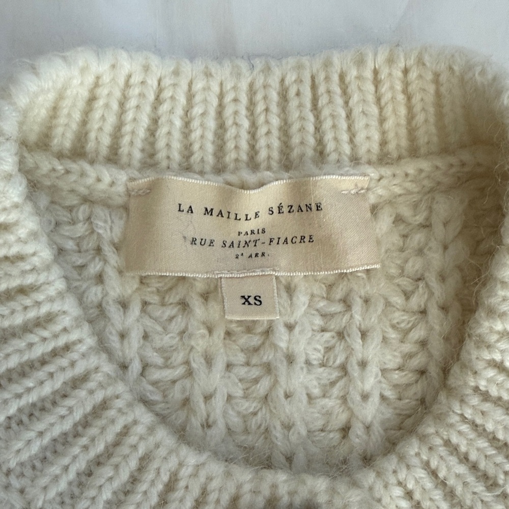 Sézane Knit Sweater Sz XS - Picture 5 of 8